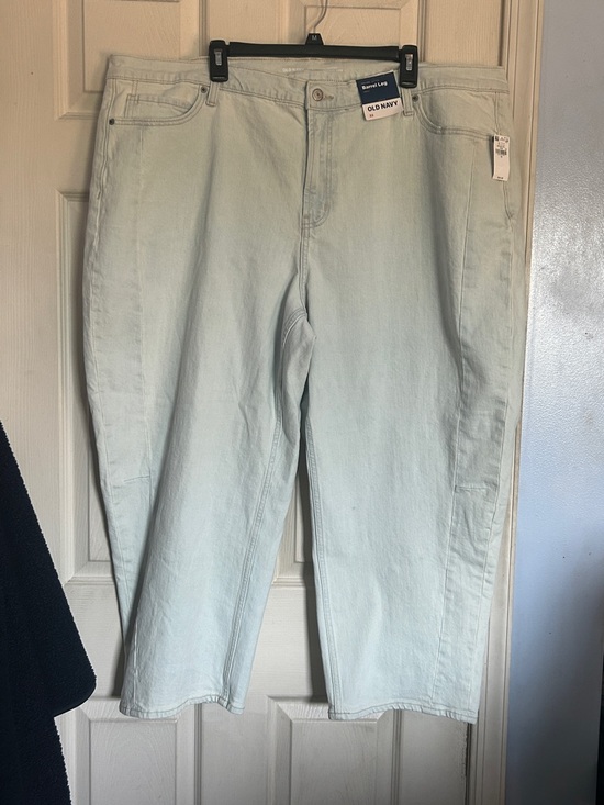 Old Navy Denim - NWT Old Navy high rise baggy barrel leg ankle jeans size 22